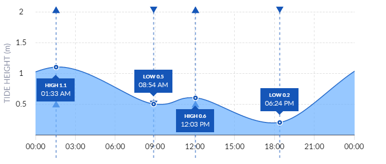 Melbourne Tide Chart